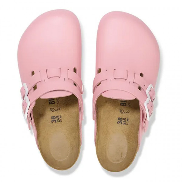 Formschöner Birkenstock PU- Clog Kay PRO, coral shell