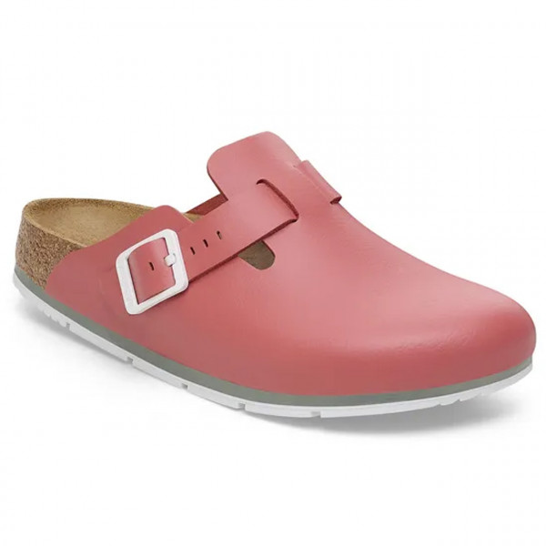 Stylischer PU- Clog Boston PRO von Birkenstock, mars red